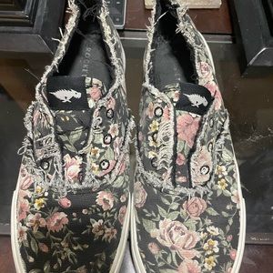 Floral shoes